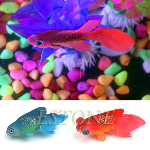 Fish tank landscaping, aquarium decoration, rubber software, small fake fish, plastic fish, small goldfish, fish tank decoration, sucker fish