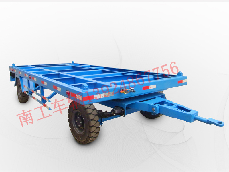 南工拖车底盘 移动警亭 移动厕所 房车拖挂车底盘
