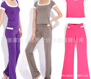 【厂家爆款】供应棉氨 粘氨等高弹针织面料 瑜伽服面料