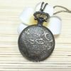 Classic retro necklace, bronze big pocket watch, wholesale