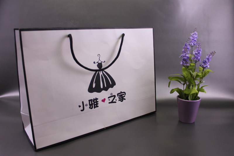 供应服饰纸袋，款式新颖，简洁大气，可根据订制