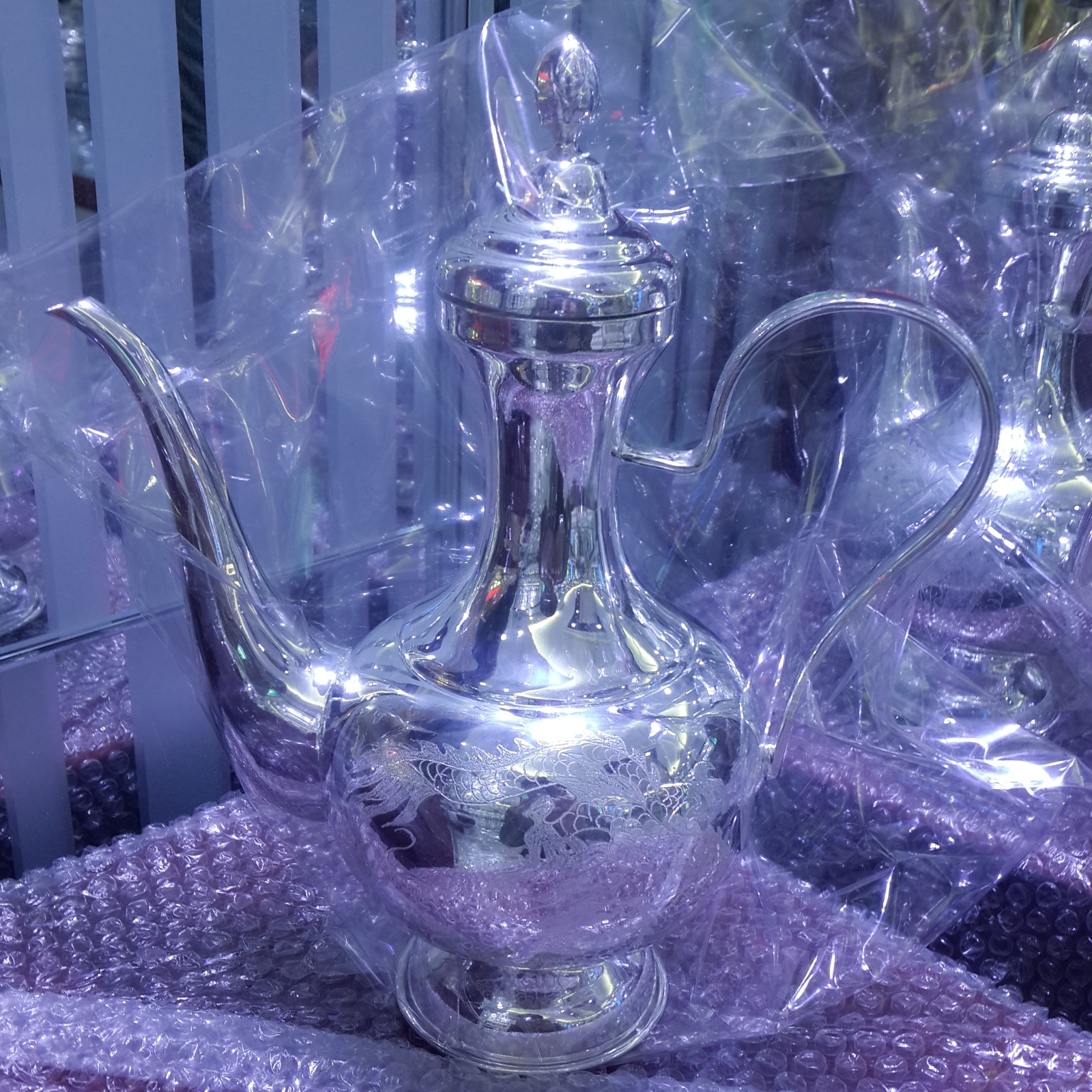 Top grade 99 Sterling Silver Wine flagon 405 Gifts Share Sterling Silver jewelry wholesale