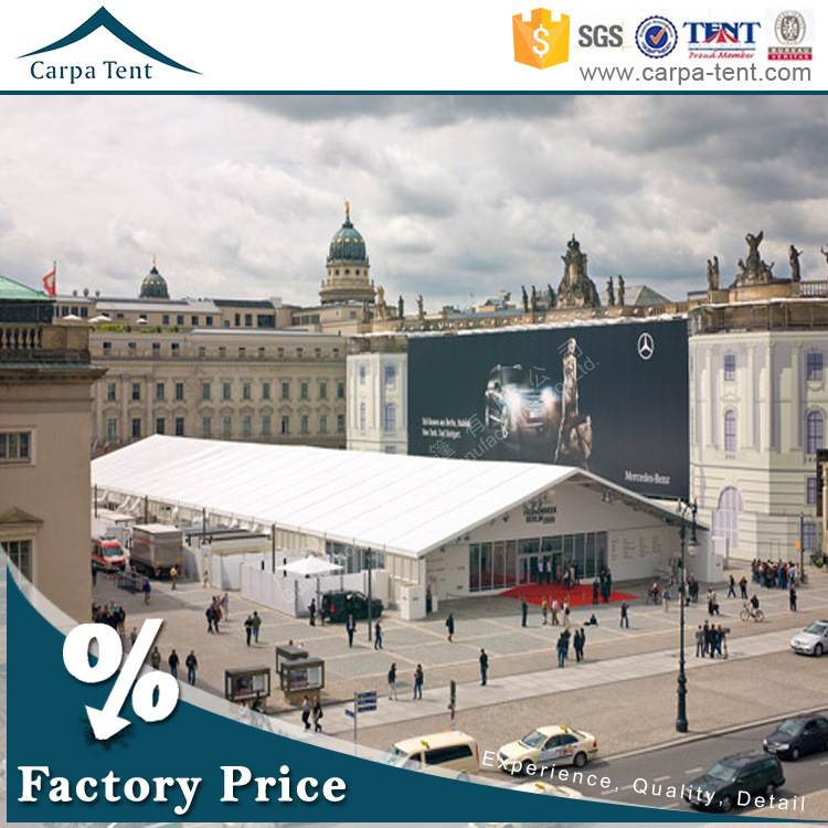 Factory price supply Turpan 40 m span large tent, temporary large tent, length can be extended infinitely