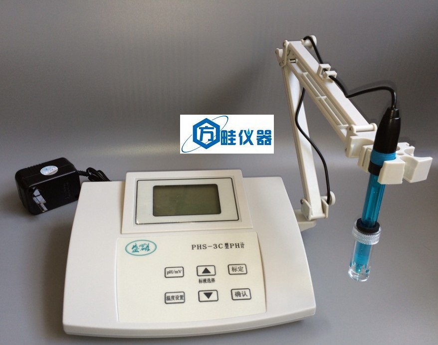 上海晶磁PHS-3C数显台式酸度计/台式精密PH计QS认证/微机型PH计