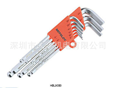 日本水户工机MITOLOY|HBL900B英制球头内六角扳手