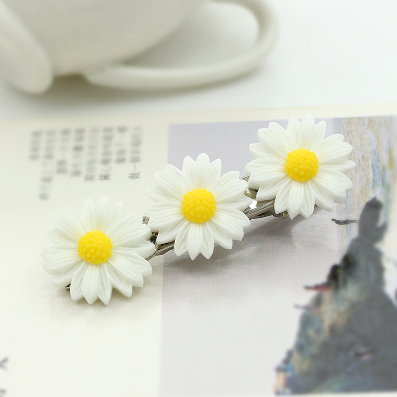 Fashion Daisy Flower Hairpin Korean New Style Hair Accessories Wholesale Hair Rope display picture 7