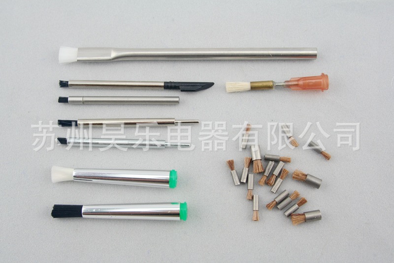 苏州专业制造针管刷|胶水清洗毛刷|电子清洁刷头