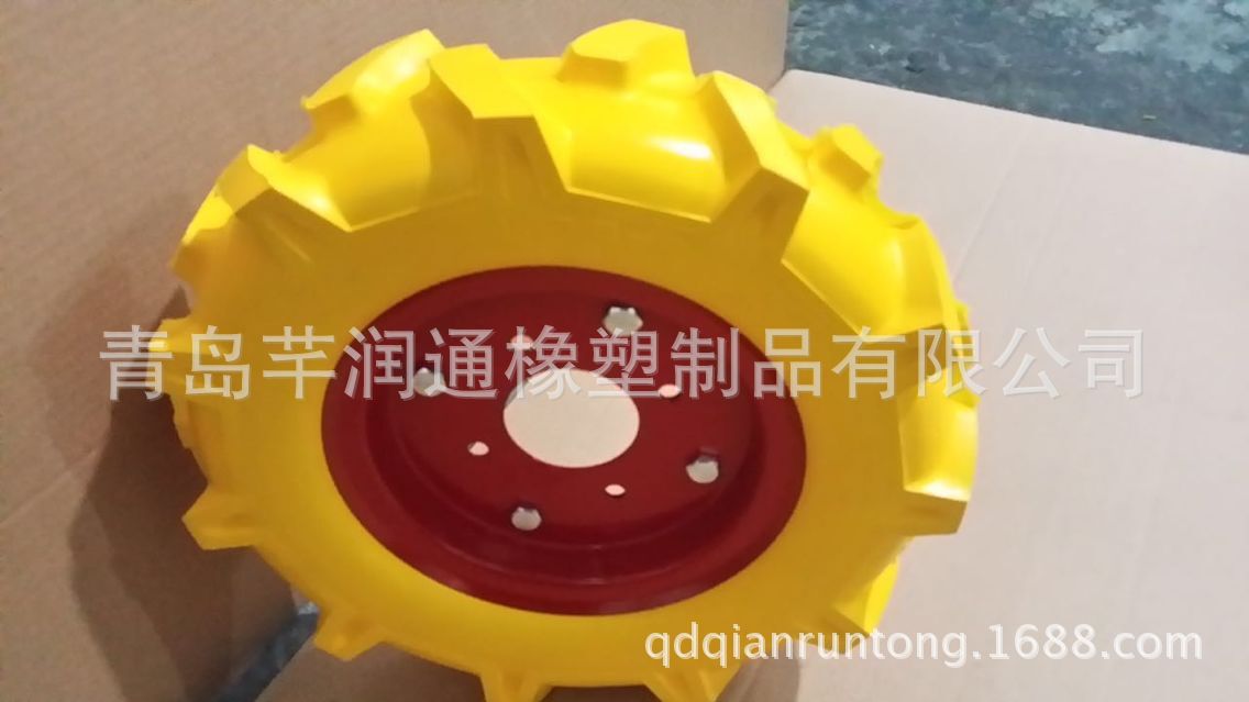 厂家专业生产农机轮胎 400-8 人字 PU发泡轮 环保轮胎、农耕机