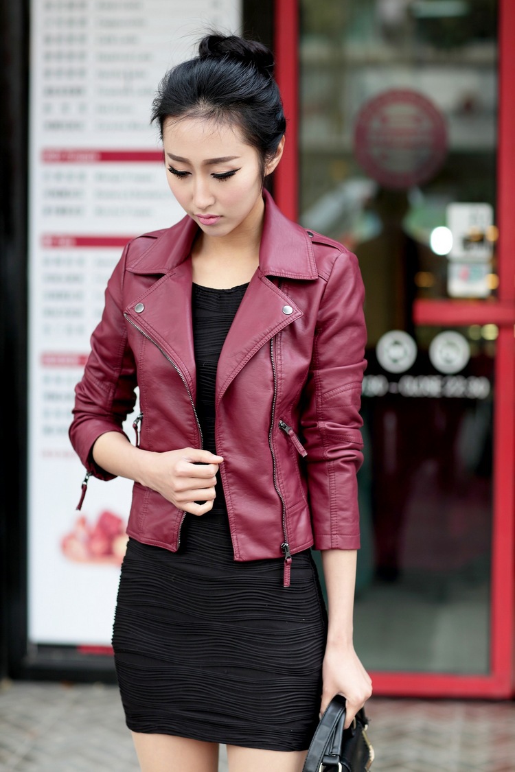 Veste cuir femme - Ref 3447374 Image 13