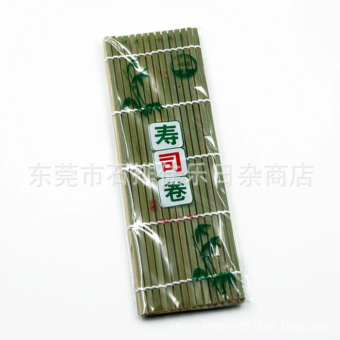 Суши ролл занавеска суши бамбук занавеска суши приготовление пищи водоросли паровой рис инструмент зеленой кожуры 24 см * 24 см