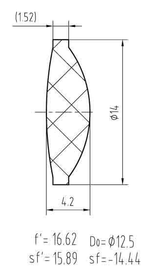 望远镜用场镜与补偿镜-思多美ST-128
