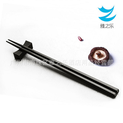 Six corners Tip chopsticks Alloy chopsticks gift Japan and South Korea hotel chopsticks Glass fibre chopsticks chopsticks Family mildew prevention