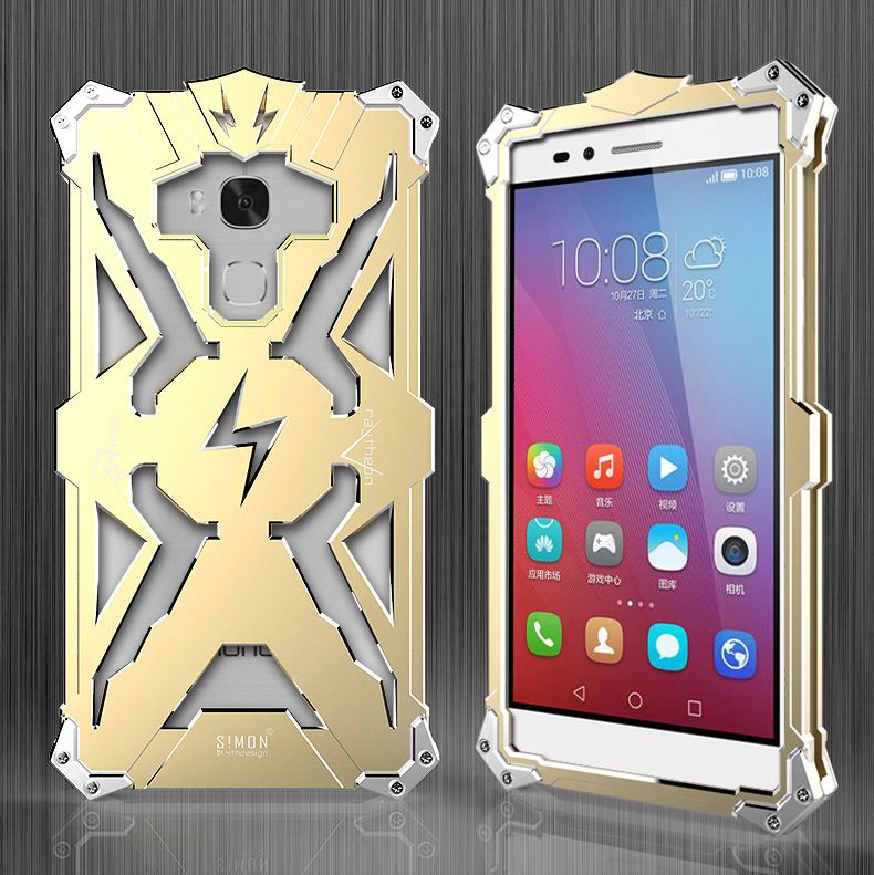 SIMON THOR Aviation Aluminum Alloy Shockproof Armor Metal Case Cover for Huawei Honor 5X