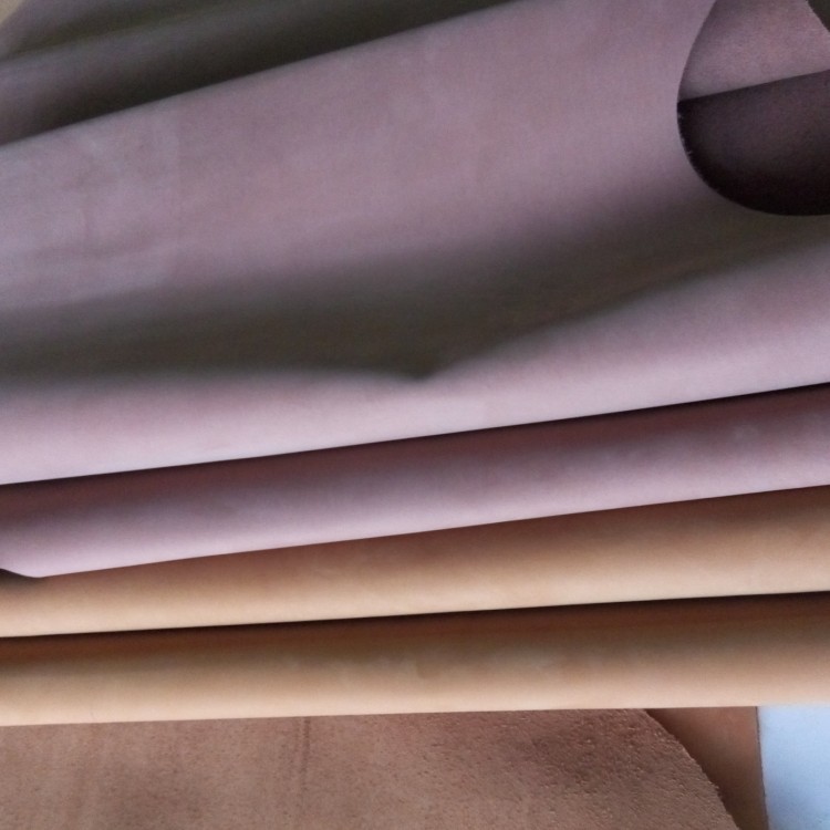 现货供应优质头层磨砂皮 棕色和咖啡色2.0mm厚度