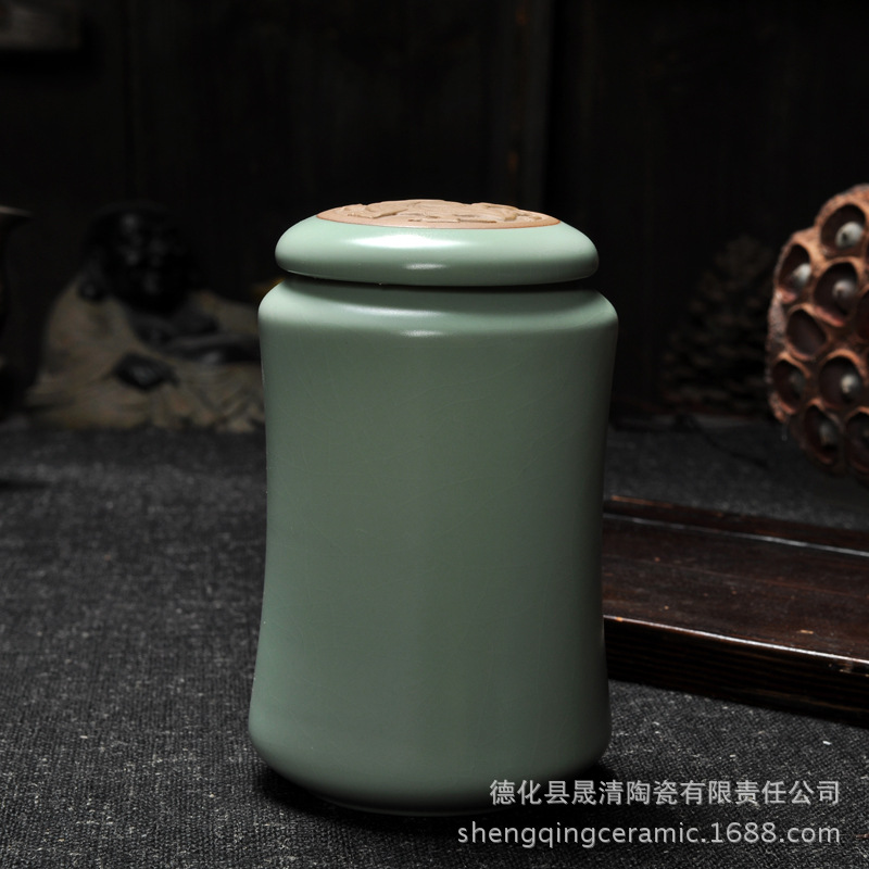 Ceramic tea set with accessories, business version, Birthday gift