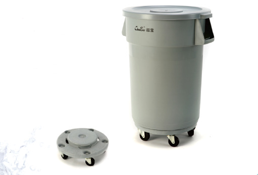 120L升圆形储物桶B-102酒店后厨腌料桶厨部带轮167L潲水桶B-101|ms