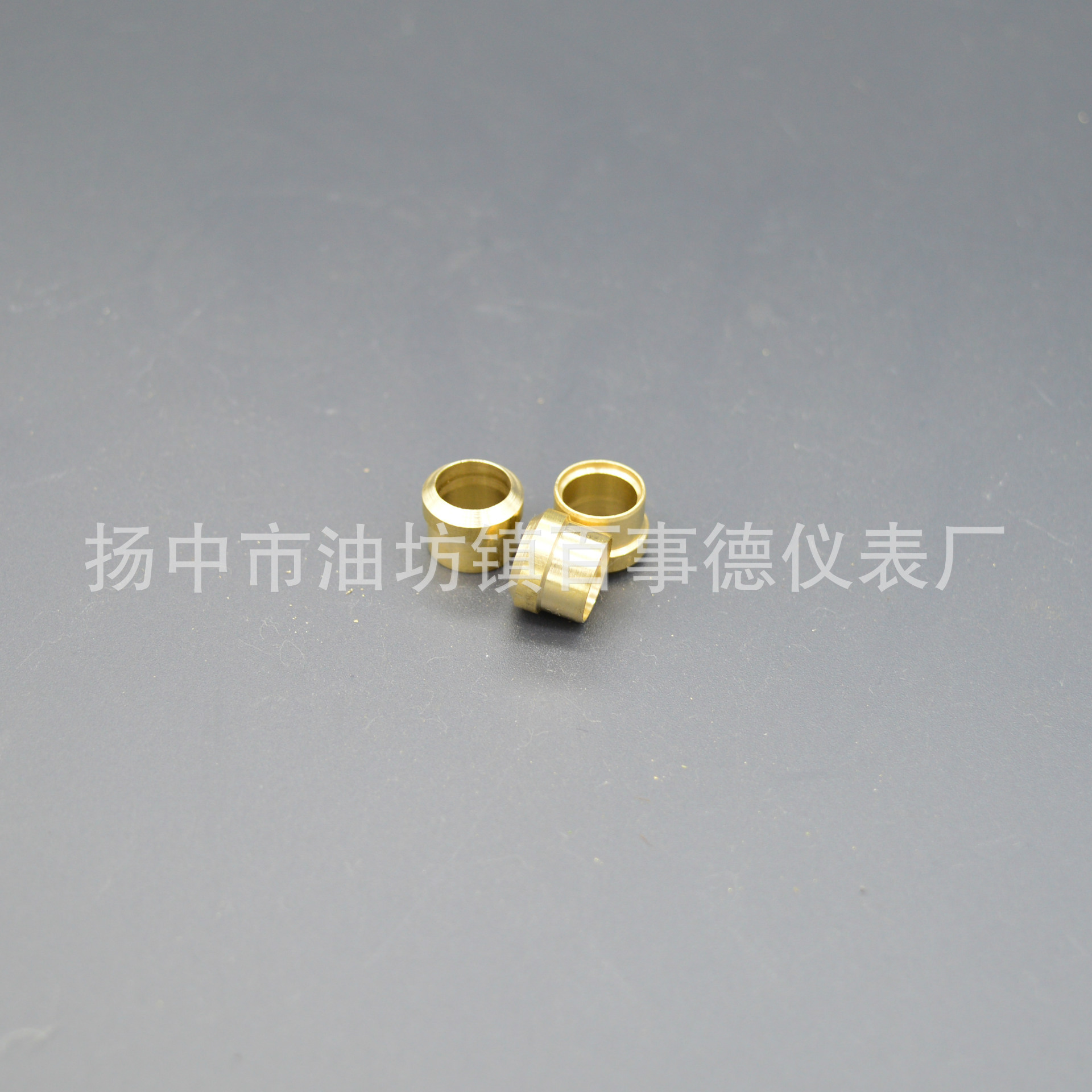 厂家批发 供应10mm黄铜加厚单卡套 规格多选