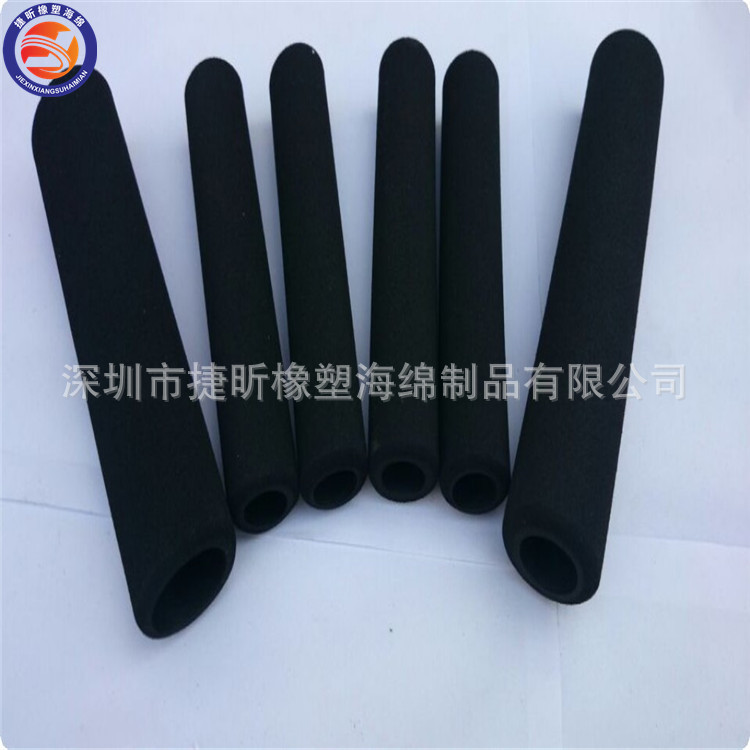 供应黑色套管NBR橡塑海绵套管三脚架手把套广东省内包邮
