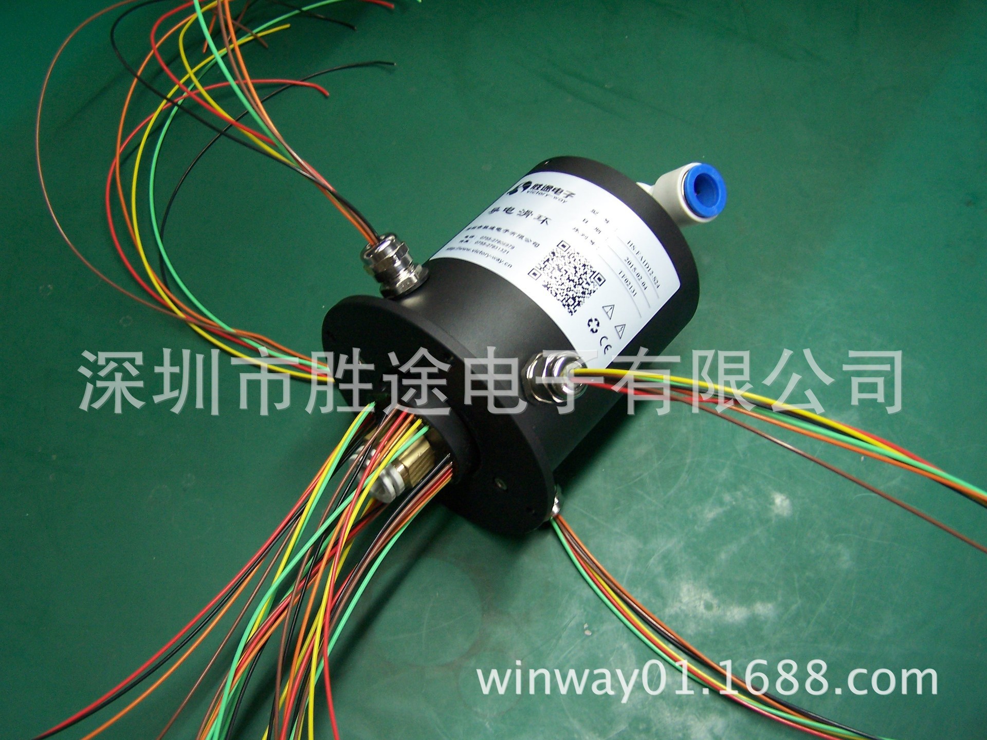 自动化转台用气动组合滑环 12毫米气管 24路信号多功能全自动