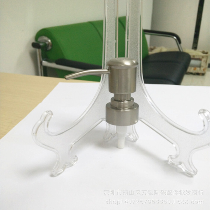 供应100%满意的锌合金电镀洗手液乳液喷头