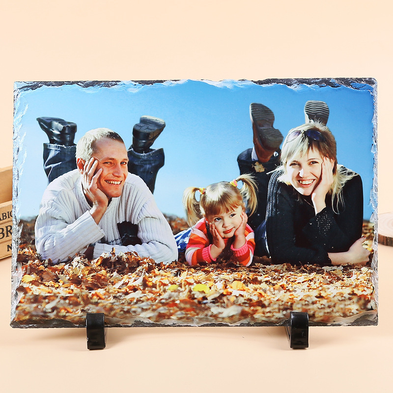 Thermal Transfer Blank/Gloss Coated Rock Painting Photo Frame/Lithograph Crafts Slate Painting SH55/04 Thermal Transfer Blank/Gloss Coated Rock Painting Photo Frame/Lithograph Crafts Slate Painting SH55/04