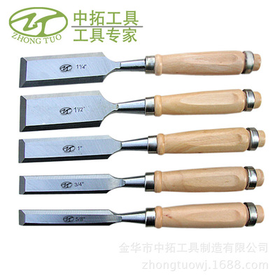 Extension carpentry tool Carpenter Woodworking chisel Carving chisel Wooden handle Wood chisel suit Customizable sharp Wood chisel 55 Steel