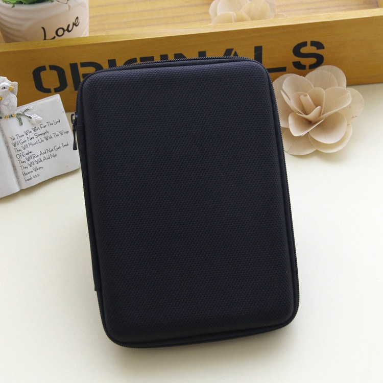 电子产品 旅行便携带拉链式手机 平板电脑数据线收纳袋厂家供应