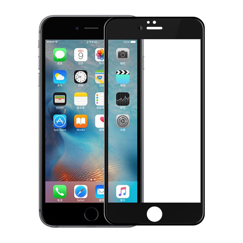 苹果6/6s 3D曲面软边钢化膜iPhone6手机保护膜苹果钢化膜厂家直销