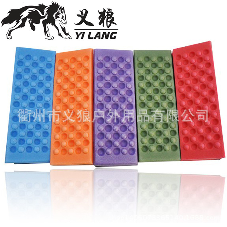 戶外登山圓點蜂窩坐墊泡沫便攜式可折疊XPE野餐墊超輕野外防水墊