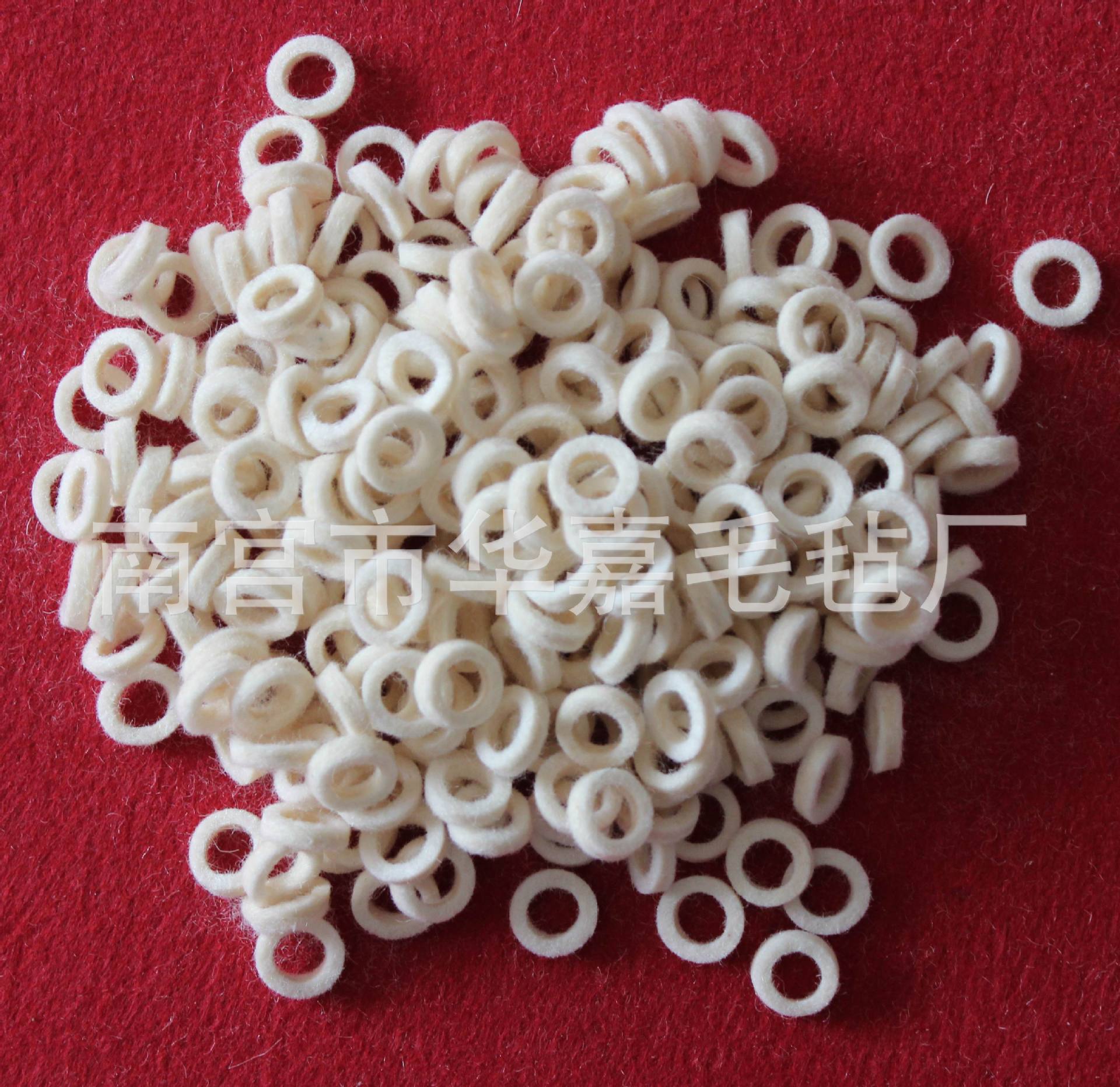 现货货源吸油羊毛化纤毛毡垫片 密封毛毡防滑吸油毛毡垫片批发