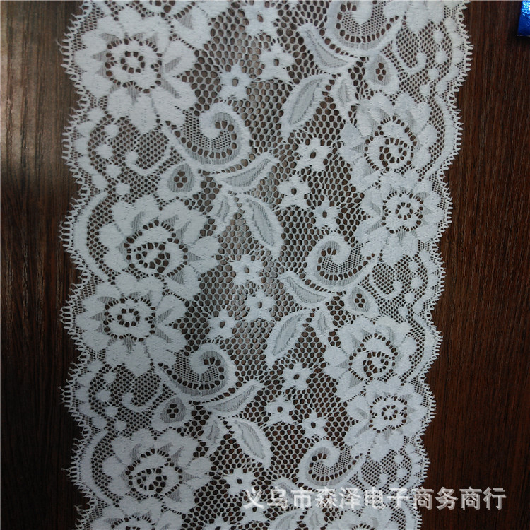 花边 弹力 蕾丝花边 蕾丝大花边 牛奶丝花边