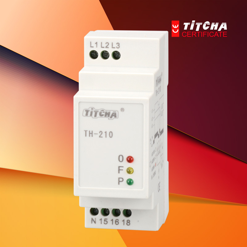 Phase four-wire Motor Protector Electric leakage Lack of protection 110V TH-210