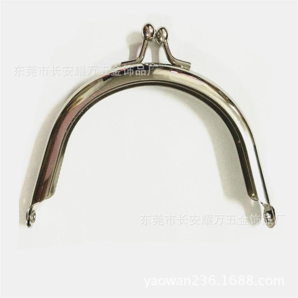 厂家批发环保测试弧形钱包扣子 箱包半圆皮夹扣