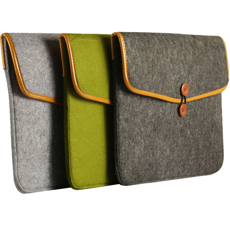 毛毡电脑保护套ipad笔记本  毛毡包可logo