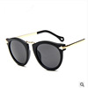 Fashionable arrow, sunglasses, round retro glasses solar-powered, wholesale