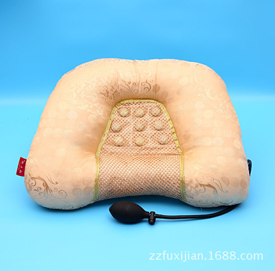 充氣頸椎枕護頸枕頭頸椎枕氣囊調高低枕頭硬枕成人