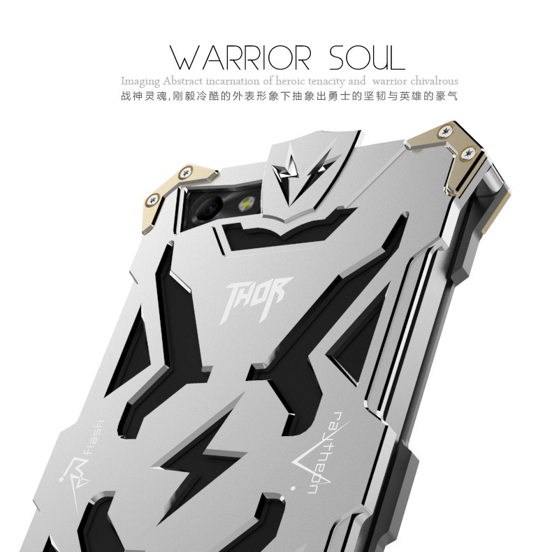 SIMON THOR Aviation Aluminum Alloy Shockproof Armor Metal Case Cover for Huawei Honor 4C