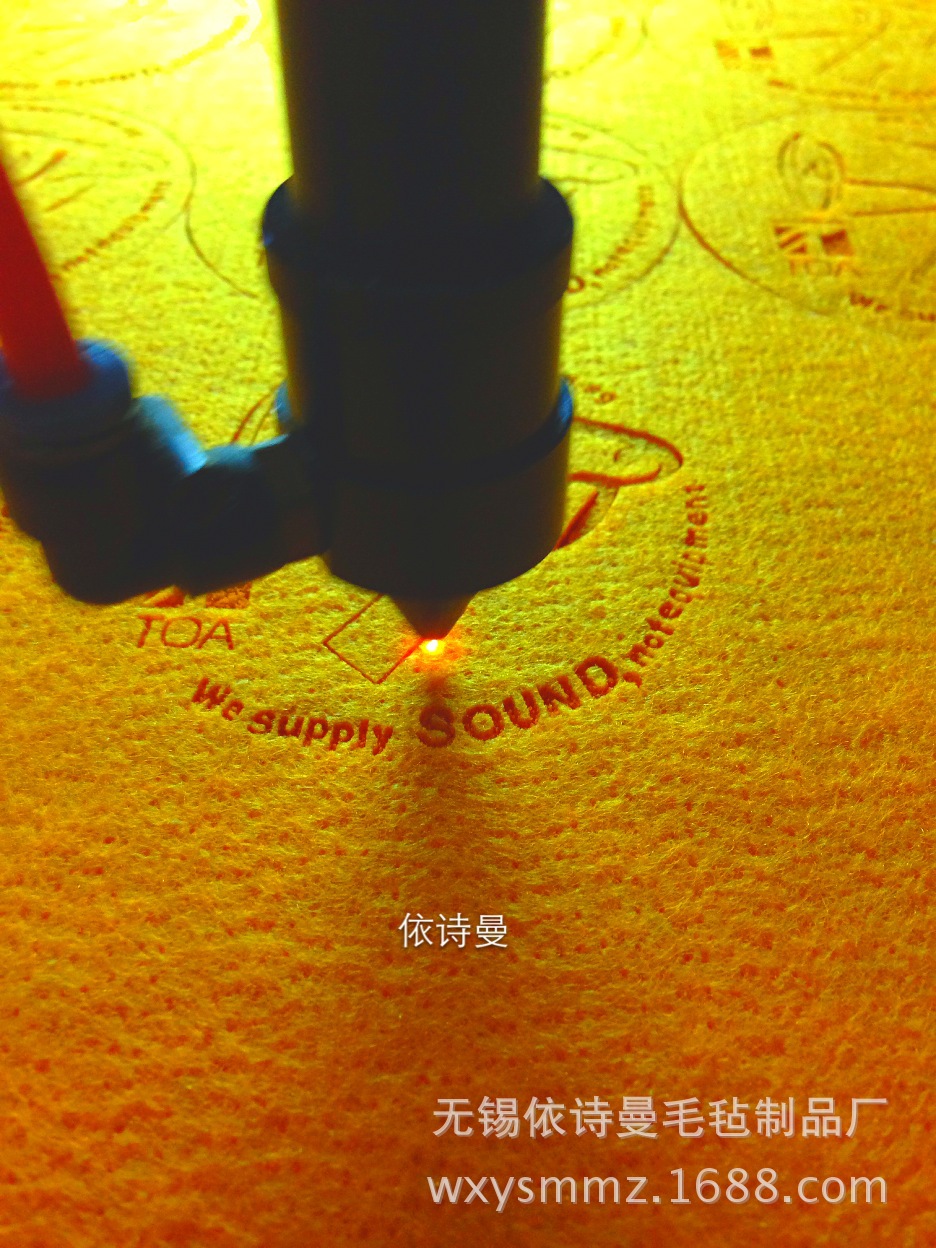 毛毡厂制作毛毡餐具垫 好看实用的毛毡隔热垫  毛毡创意杯垫