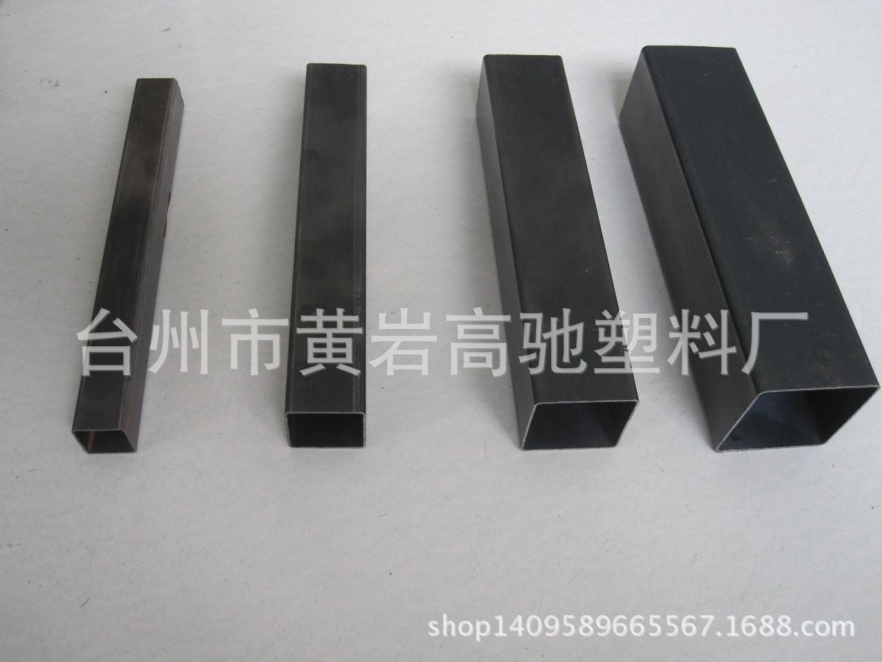 厂家生产供应草地节能灯用黑色PVC塑料方管