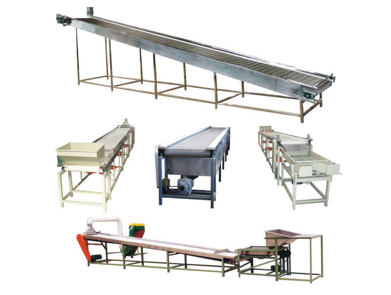 花生色选机,提料机,转斗式提料机,拣料输送带,色选机配件设备