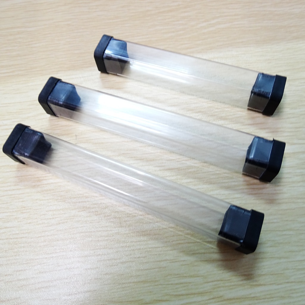 PC透明方管 PVC包装管 塑料包装管 透明塑胶管 29MM方形塑料管