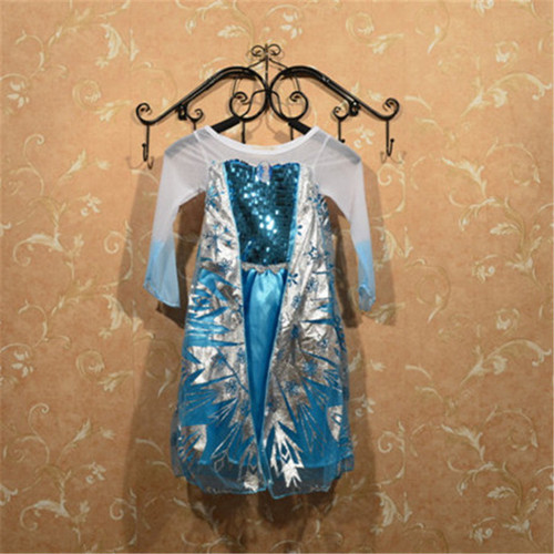 European and American foreign trade children's clothing girls princess skirt Frozen new dress children's dress drop shipping