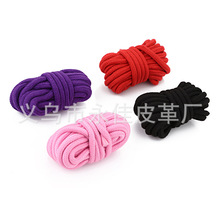 成人情趣用品另類玩具束縛捆綁棉繩紅色加粗5米棉繩廠家直銷熱賣