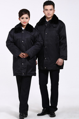 multi-function Security coat Cotton overcoat Military coat lengthen thickening Winter clothes winter SC
