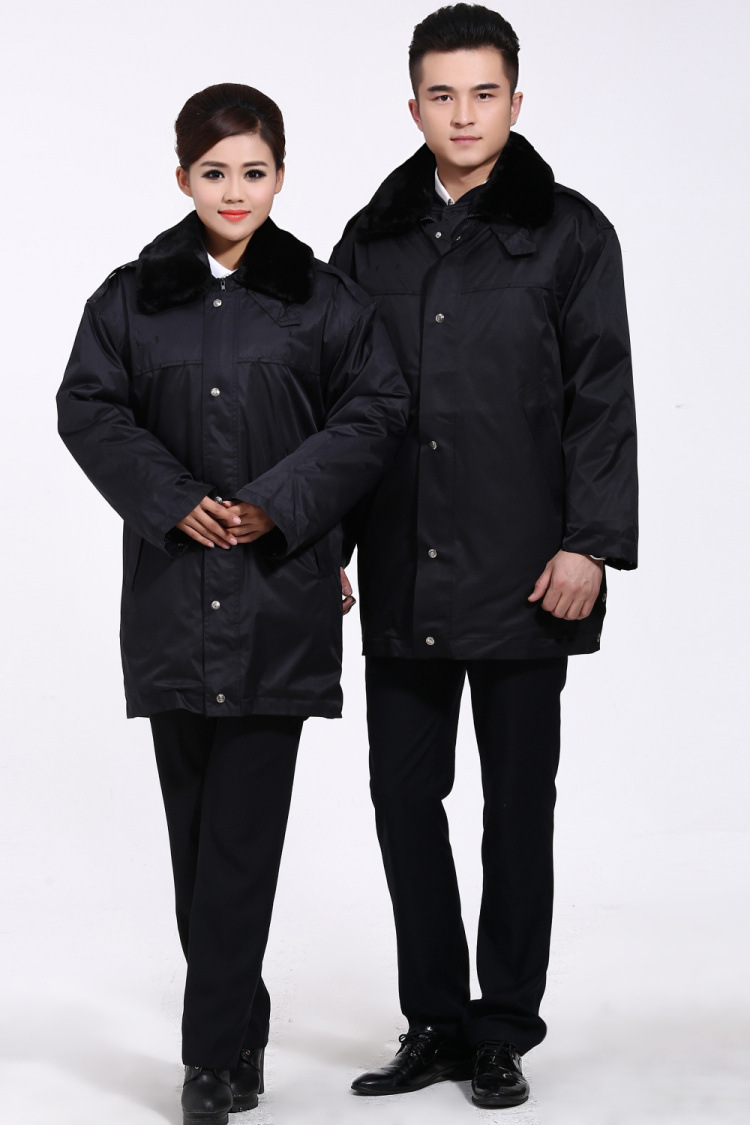 multi-function Security coat Cotton overcoat Military coat lengthen thickening Winter clothes winter SC