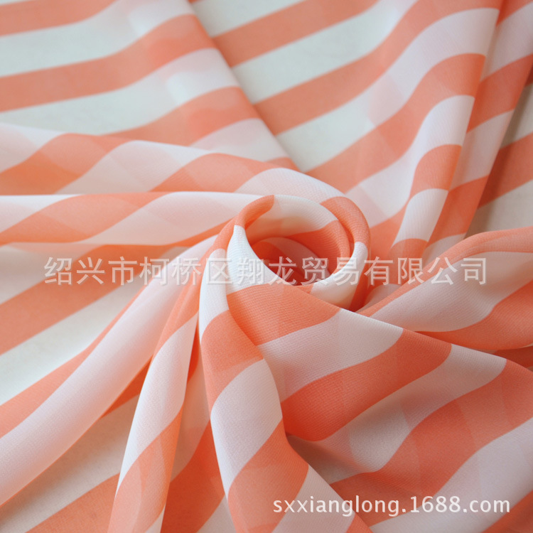 【翔龙印花 XL316】现货批发 经典时尚简约双色1.8CM宽条子