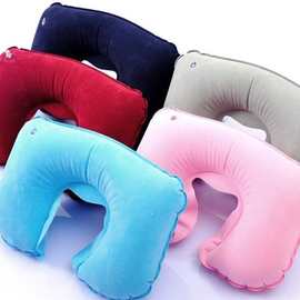 J012 U型充气枕头 护颈枕 旅行枕 飞机枕 旅行午睡宝