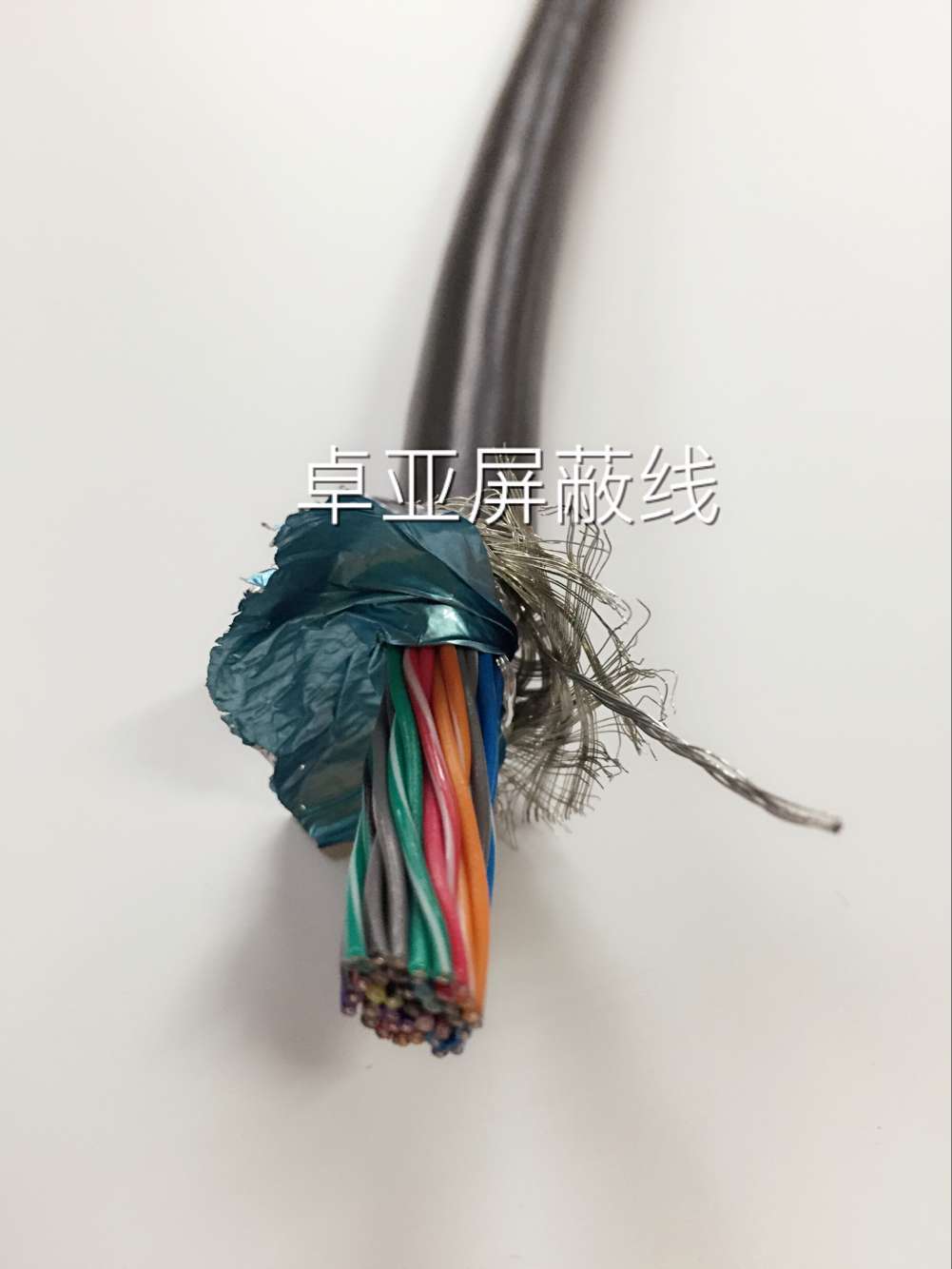 RVSP多芯双绞2464屏蔽线灰色贝吉色黑色40芯20P*30AWG0.1