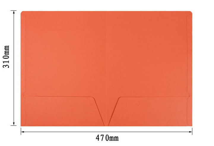 橙色紙質文件夾