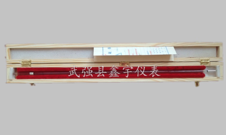 一等标准水银温度计150-200℃透明棒式水银温度计精度0.1包检